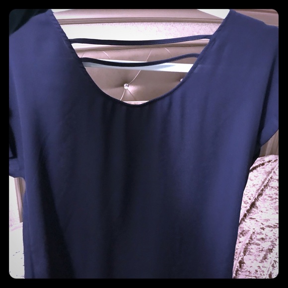 Pink Rose Semi-Sheer top, Size L (fits like M) - Picture 1 of 4